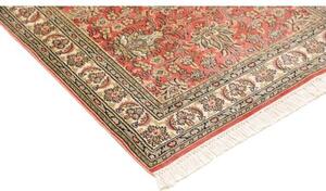 Tappeto Kashmir Floreale Rosa Corallo Avorio Corsia 81x281 Cm