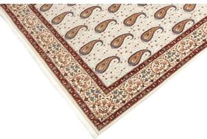 Tappeto Ilaam Stilizzato Avorio Rosso Ruggine 144x209 Cm