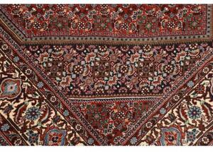 Tappeto Bidjar Stilizzato Rosso Scuro Avorio 140x228 Cm