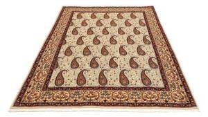 Tappeto Ilaam Floreale Avorio Bordeaux 141x203 Cm