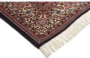 Tappeto Bidjar Stilizzato Rosso Scuro Avorio 140x228 Cm