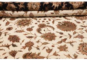 Tappeto Tabriz Royal Floreale Avorio Nero 298x300 Cm