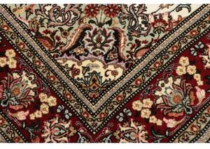 Tappeto Ilaam Medaglione Floreale Avorio Rosso 107x155 Cm