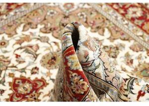 Tappeto Ilaam Medaglione Floreale Avorio Rosso Ruggine 100x145 Cm