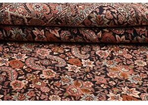 Tappeto Bidjar Stilizzato Marrone Scuro Bordeaux 257x342 Cm