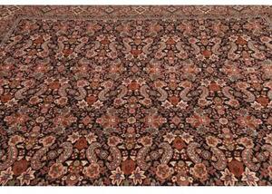 Tappeto Bidjar Stilizzato Marrone Scuro Bordeaux 257x342 Cm