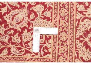 Tappeto Ghom Seta Floreale Rosso Avorio 162x240 Cm