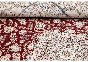 Tappeto Nain 6la Medaglione Floreale Avorio Rosso 158x248 Cm