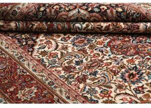 Tappeto Ilaam Medaglione Floreale Avorio Rosso 138x212 Cm