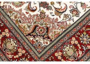 Tappeto Ilaam Medaglione Floreale Avorio Rosso 106x158 Cm