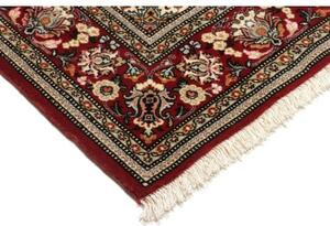 Tappeto Ilaam Medaglione Floreale Avorio Rosso 107x155 Cm