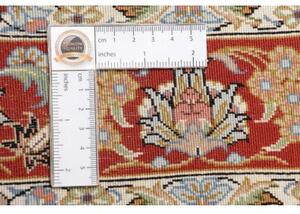 Tappeto Ilaam Medaglione Floreale Avorio Rosso Ruggine 100x145 Cm