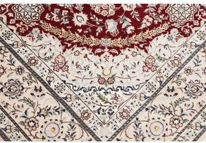 Tappeto Nain 6la Medaglione Floreale Avorio Rosso 158x248 Cm