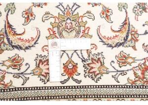 Tappeto Ilaam Medaglione Floreale Avorio Rosso 106x162 Cm