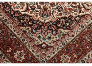 Tappeto Ilaam Medaglione Floreale Avorio Rosso 138x212 Cm