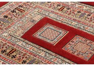 Tappeto Nimbaft Geometrico Rosso Beige 80x116 Cm