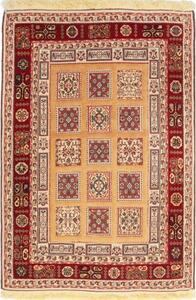 Tappeto Nimbaft Geometrico Rosso Beige 82x121 Cm