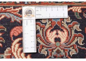 Tappeto Bidjar Con Seta Floreale Avorio Blu Scuro 170x241 Cm