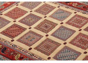 Tappeto Nimbaft Geometrico Beige Rosso 103x129 Cm