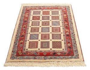 Tappeto Nimbaft Geometrico Beige Rosso 103x129 Cm