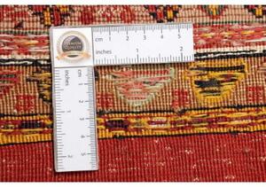 Tappeto Nimbaft Fine Geometrico Rosso Beige 91x118 Cm