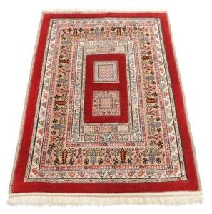 Tappeto Nimbaft Geometrico Rosso Beige 80x116 Cm