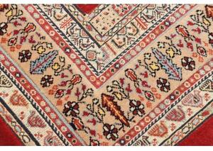 Tappeto Nimbaft Geometrico Rosso Beige 80x116 Cm