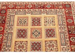 Tappeto Nimbaft Geometrico Rosso Beige 82x121 Cm