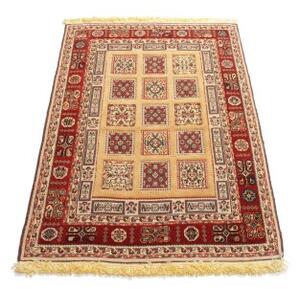 Tappeto Nimbaft Geometrico Rosso Beige 82x121 Cm