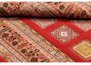 Tappeto Nimbaft Fine Geometrico Rosso Beige 91x118 Cm