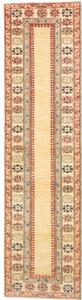 Tappeto Kazak Fine Geometrico Beige Rosso Mattone Corsia 83x322 Cm