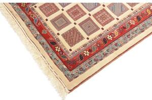 Tappeto Nimbaft Geometrico Beige Rosso 103x129 Cm