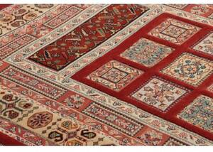 Tappeto Nimbaft Geometrico Rosso Mattone Avorio 109x159 Cm