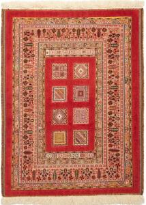 Tappeto Nimbaft Fine Geometrico Rosso Beige 91x118 Cm