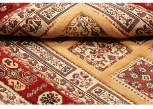 Tappeto Nimbaft Geometrico Rosso Beige 82x121 Cm