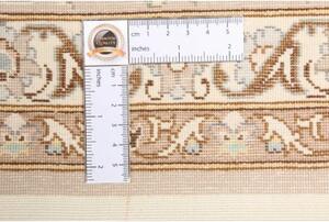 Tappeto Isfahan Medaglione Floreale Avorio Sabbia 155x240 Cm