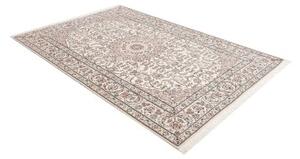Tappeto Nain 6la Medaglione Floreale Avorio Blu Scuro 163x238 Cm