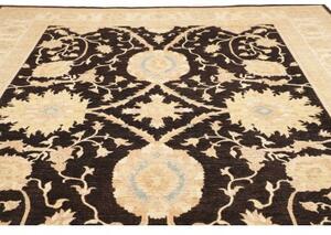 Tappeto Zigler Fine Stilizzato Marrone Scuro Beige 302x409 Cm