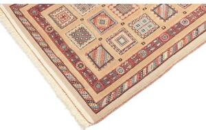 Tappeto Nimbaft Geometrico Beige Rosso Mattone 85x118 Cm