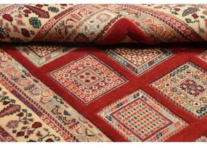 Tappeto Nimbaft Geometrico Rosso Avorio 105x143 Cm