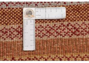 Tappeto Cromopura Geometrico Arancione Rosso Mattone 198x288 Cm