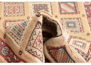 Tappeto Nimbaft Geometrico Beige Rosso Mattone 85x118 Cm