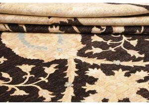 Tappeto Zigler Fine Stilizzato Marrone Scuro Beige 302x409 Cm