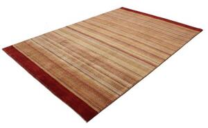 Tappeto Cromopura Geometrico Arancione Rosso Mattone 198x288 Cm