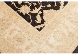 Tappeto Zigler Fine Stilizzato Marrone Scuro Beige 302x409 Cm