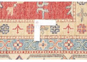 Tappeto Kazak Fine Stilizzato Rosso Avorio 170x264 Cm