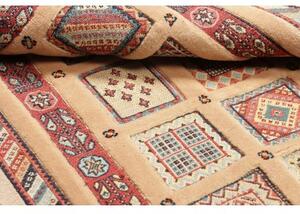 Tappeto Nimbaft Geometrico Beige Rosso Mattone 85x118 Cm