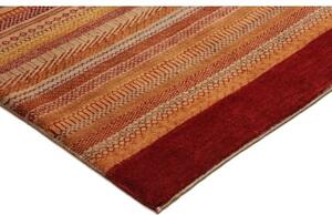 Tappeto Cromopura Geometrico Arancione Rosso Mattone 198x288 Cm