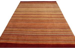 Tappeto Cromopura Geometrico Arancione Rosso Mattone 198x288 Cm