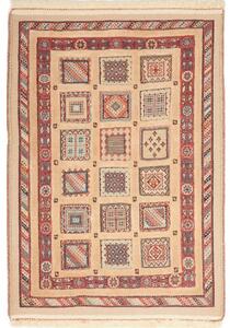 Tappeto Nimbaft Geometrico Beige Rosso Mattone 85x118 Cm